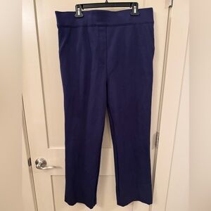 SPANX Blue Kick Flare Ankle Pant